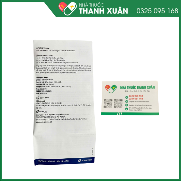 Kidwell TruCal D3K2 Chewable bổ sung canxi, D3K2, giúp xương răng chắc khỏe